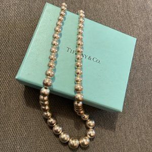 Tiffany & Co. Sterling Silver Ball Necklace